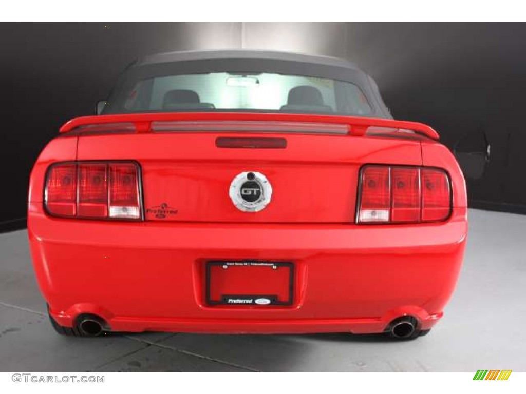 2006 Mustang GT Premium Convertible - Torch Red / Dark Charcoal photo #6