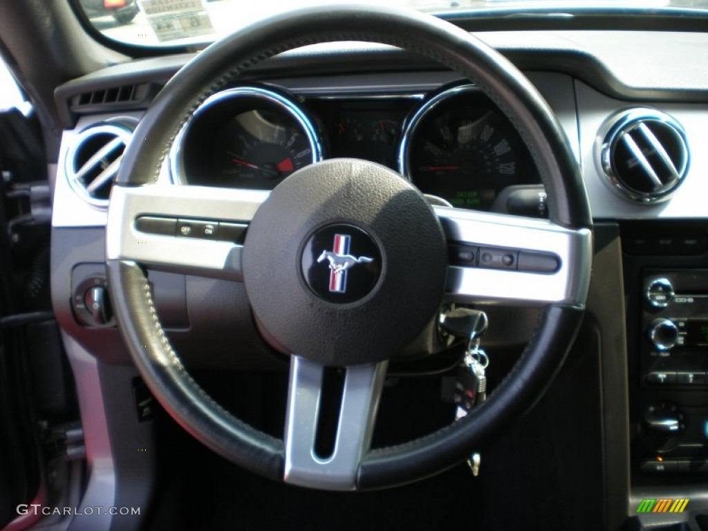 2007 Mustang V6 Premium Coupe - Tungsten Grey Metallic / Dark Charcoal photo #20