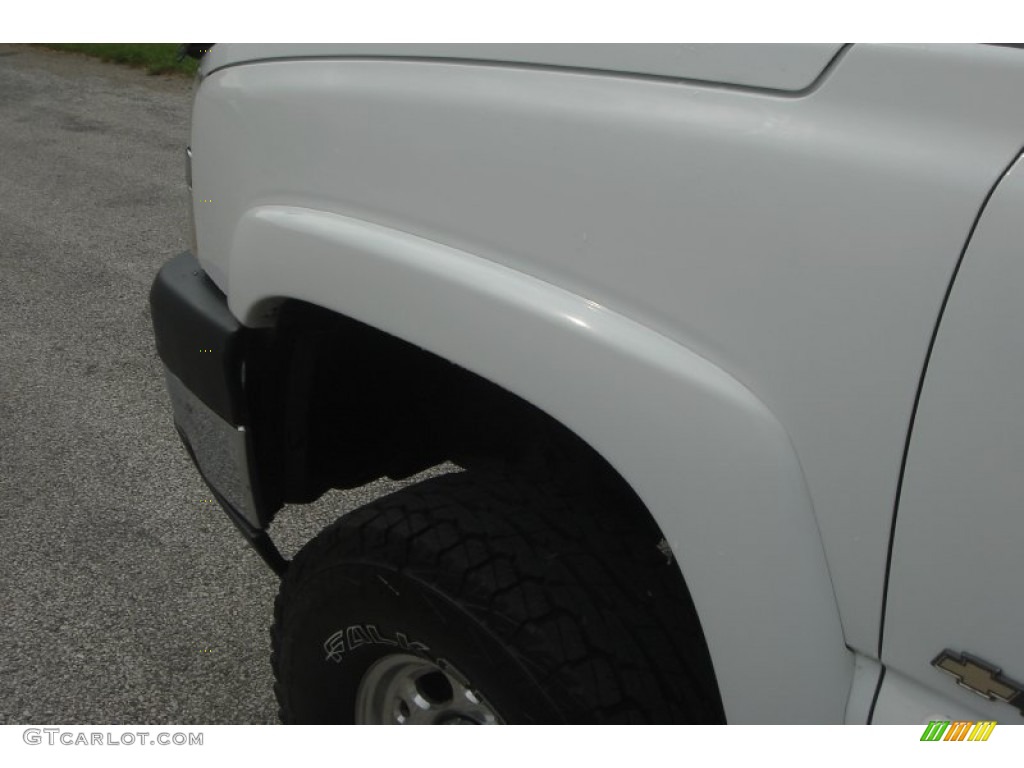 2003 Silverado 2500HD LT Extended Cab 4x4 - Summit White / Tan photo #42