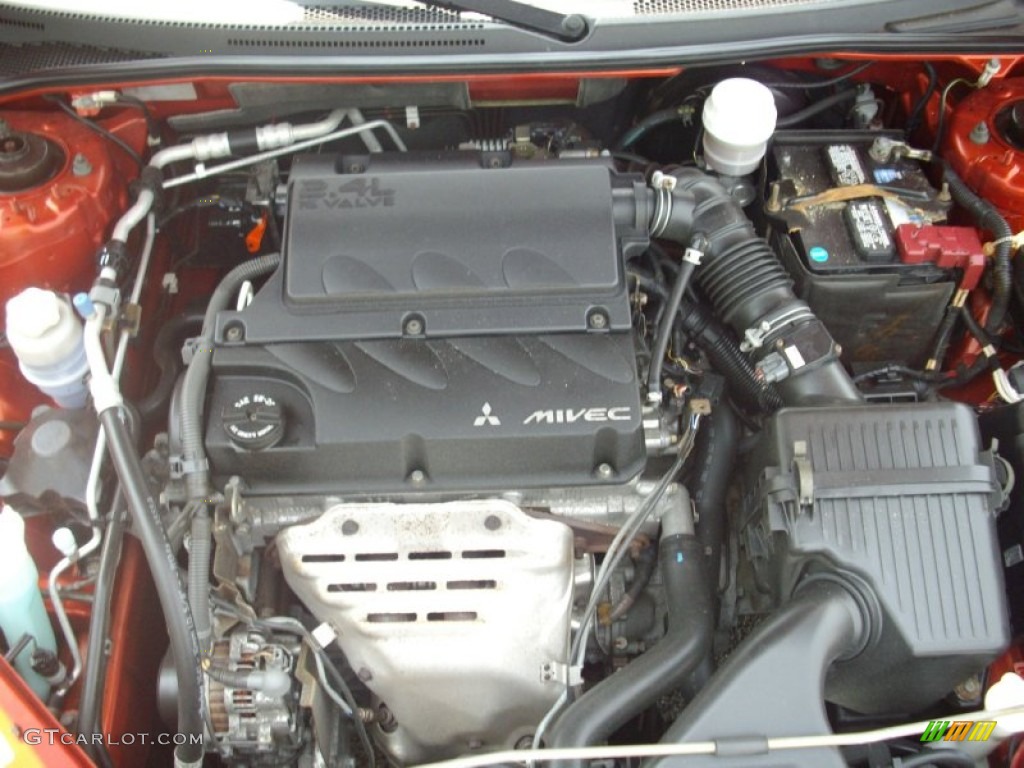 2007 Mitsubishi Eclipse GS Coupe 2.4 Liter DOHC 16-Valve MIVEC 4 Cylinder Engine Photo #50384727