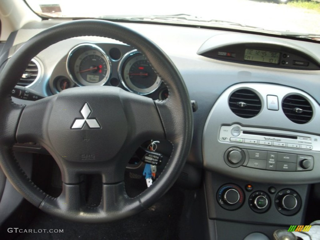 2007 Mitsubishi Eclipse GS Coupe Dark Charcoal Dashboard Photo #50384784