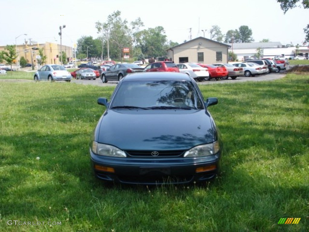 1996 Camry LE Sedan - Dark Emerald Green Metallic / Gray photo #7