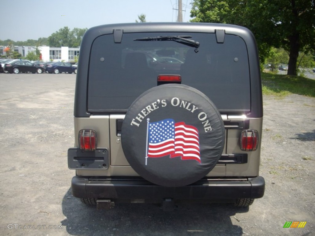 2004 Wrangler Unlimited 4x4 - Light Khaki Metallic / Dark Slate Gray photo #5