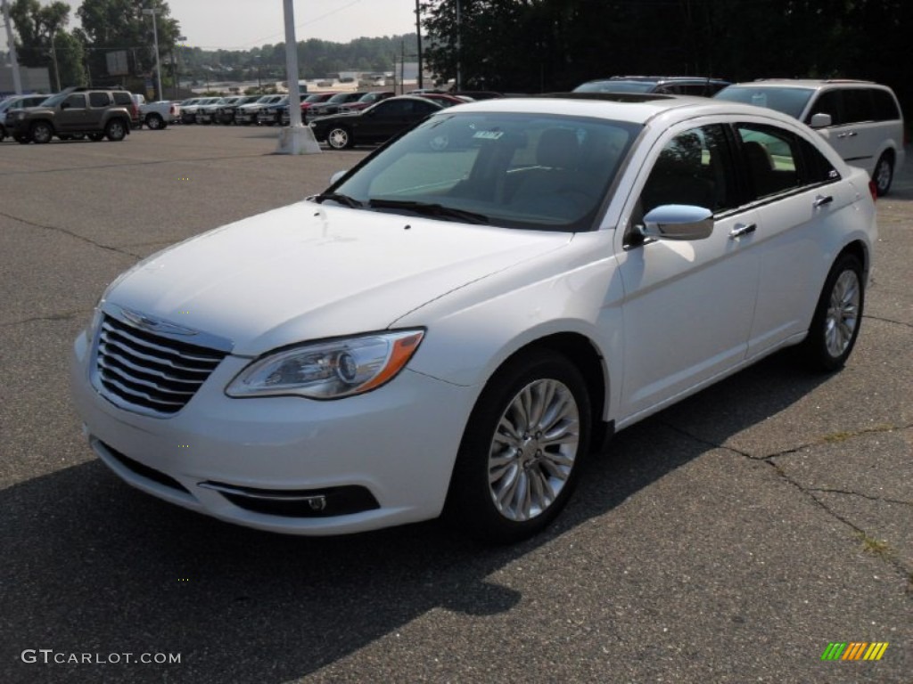 Bright White Chrysler 200