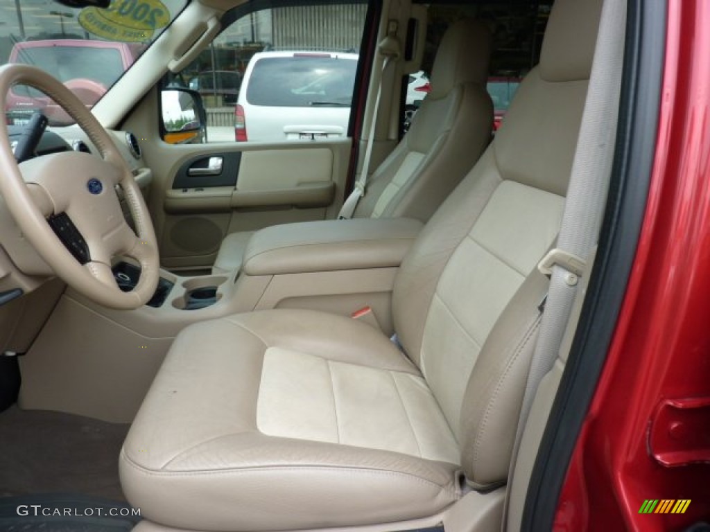 Medium Parchment Interior 2003 Ford Expedition Eddie Bauer 4x4 Photo #50386245