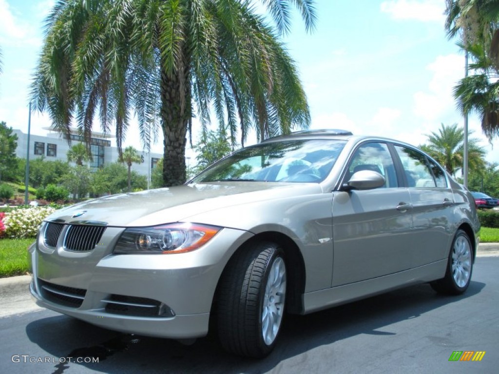 2008 3 Series 335i Sedan - Platinum Bronze Metallic / Cream Beige photo #2