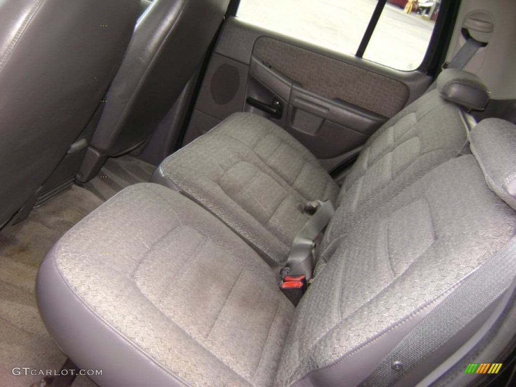 2002 Explorer XLS 4x4 - Black Clearcoat / Graphite photo #14