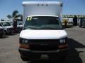 2007 Summit White Chevrolet Express Cutaway 3500 Commercial Moving Van  photo #2