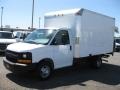 2007 Summit White Chevrolet Express Cutaway 3500 Commercial Moving Van  photo #3