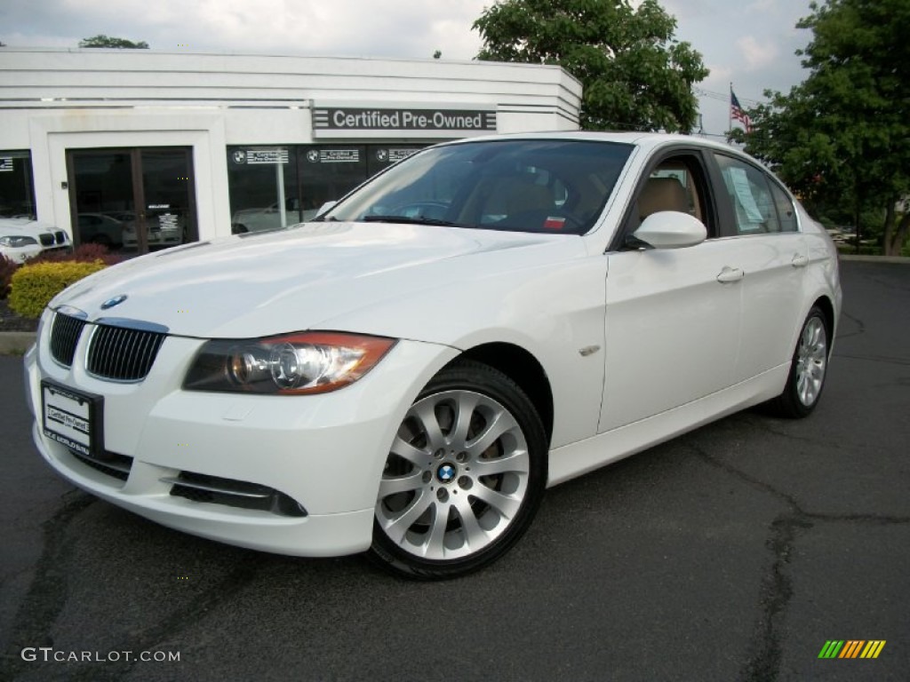 Alpine White BMW 3 Series