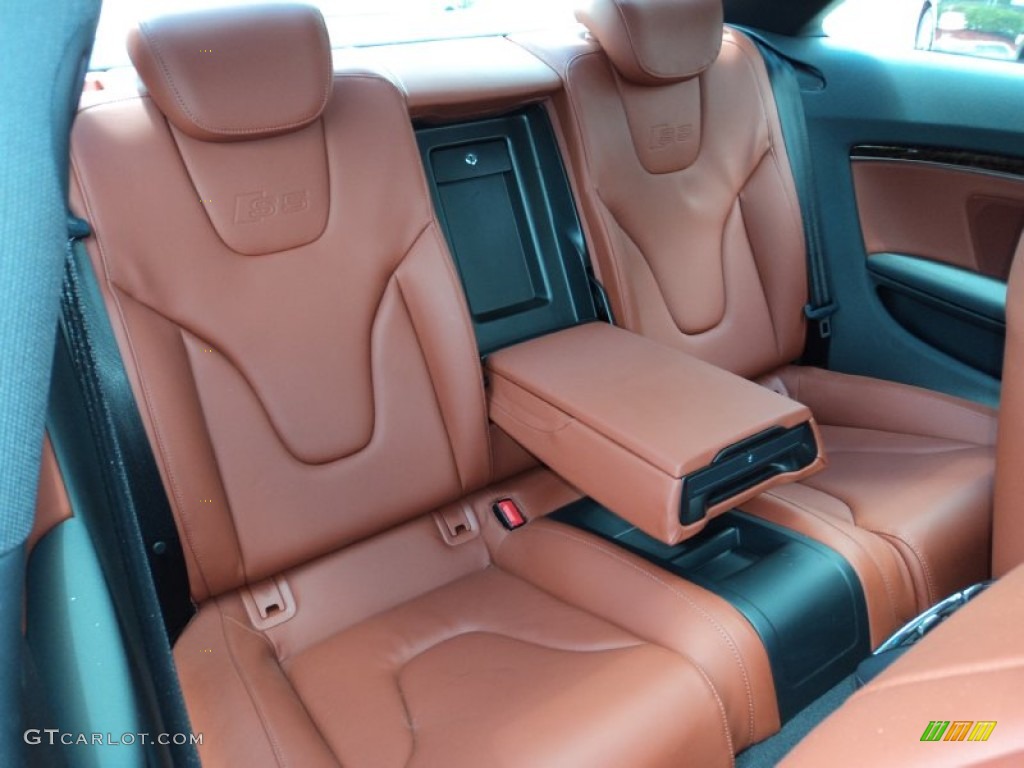 Tuscan Brown Silk Nappa Leather Interior 2009 Audi S5 4.2 quattro Photo #50389908