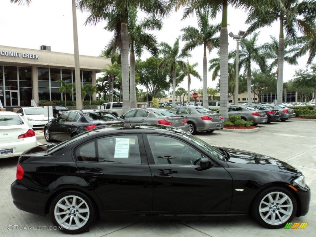 2009 3 Series 328i Sedan - Black Sapphire Metallic / Chestnut Brown Dakota Leather photo #5