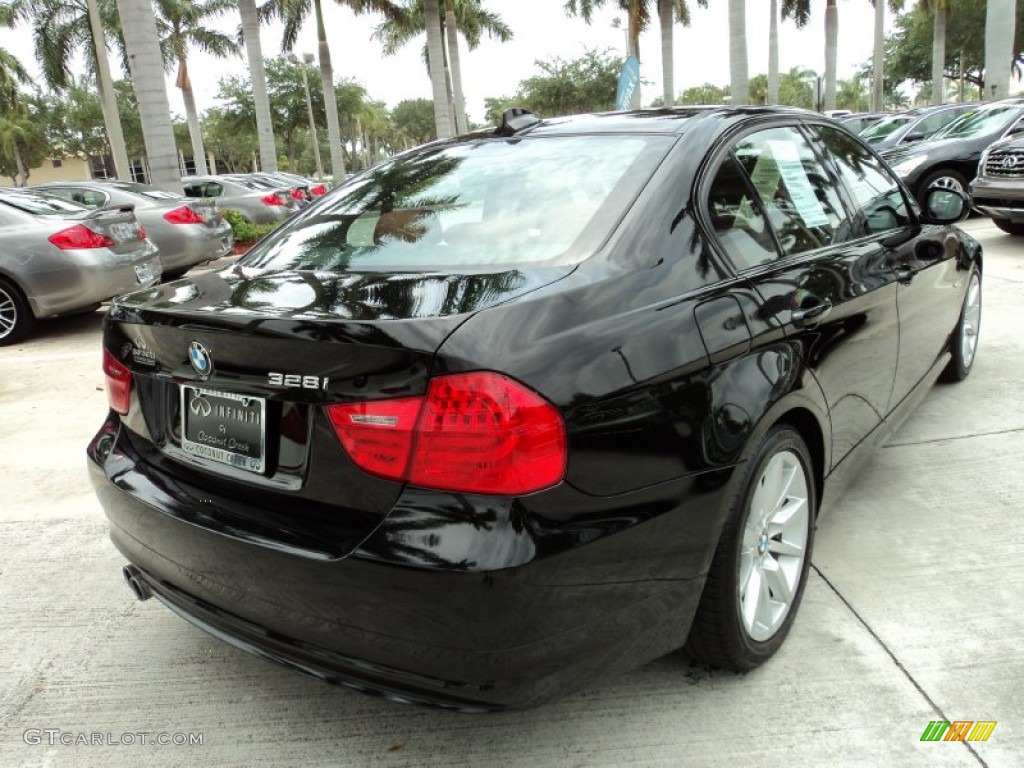 2009 3 Series 328i Sedan - Black Sapphire Metallic / Chestnut Brown Dakota Leather photo #6