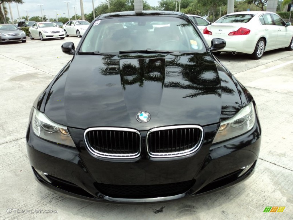 2009 3 Series 328i Sedan - Black Sapphire Metallic / Chestnut Brown Dakota Leather photo #15