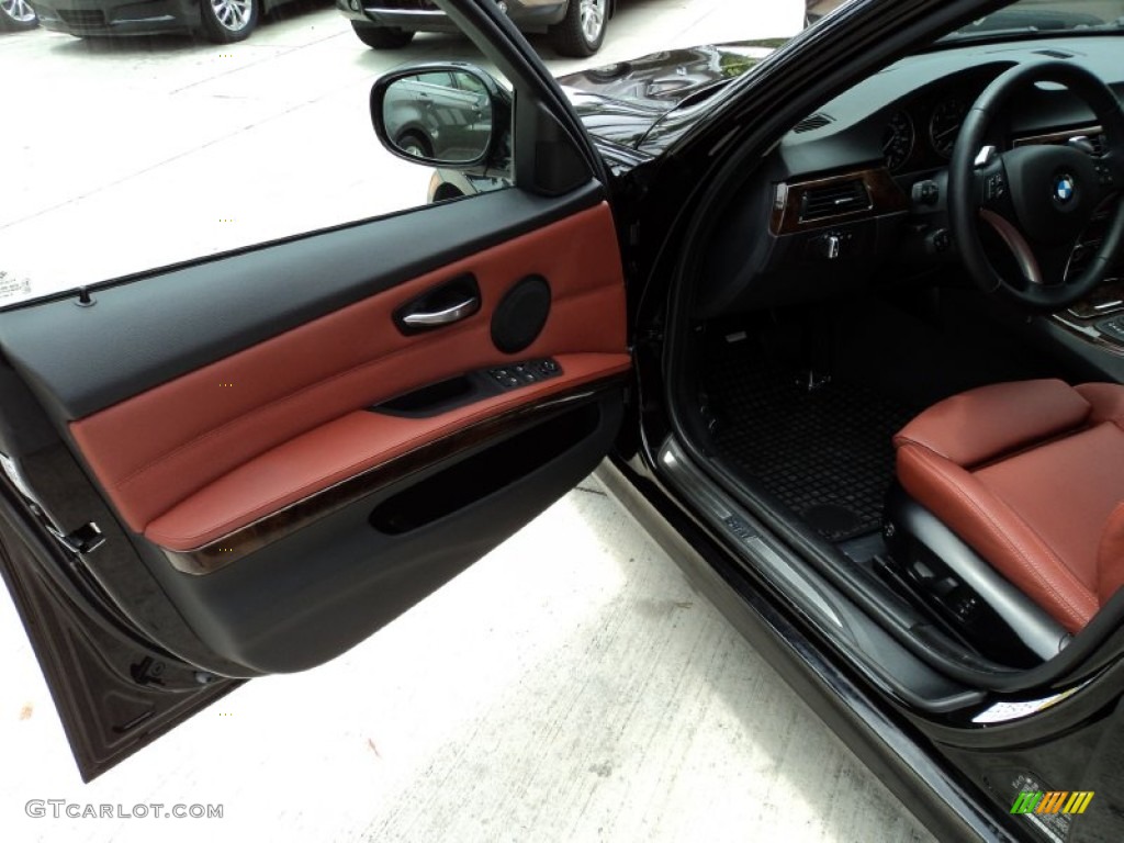 2009 3 Series 328i Sedan - Black Sapphire Metallic / Chestnut Brown Dakota Leather photo #16