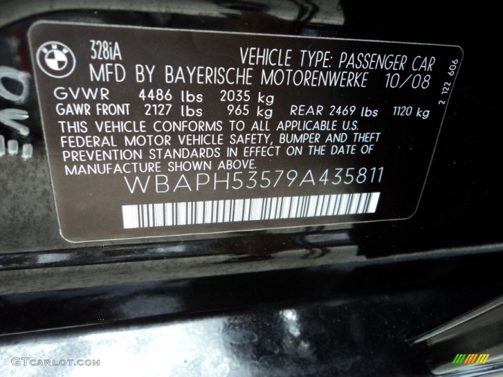 2009 3 Series 328i Sedan - Black Sapphire Metallic / Chestnut Brown Dakota Leather photo #30