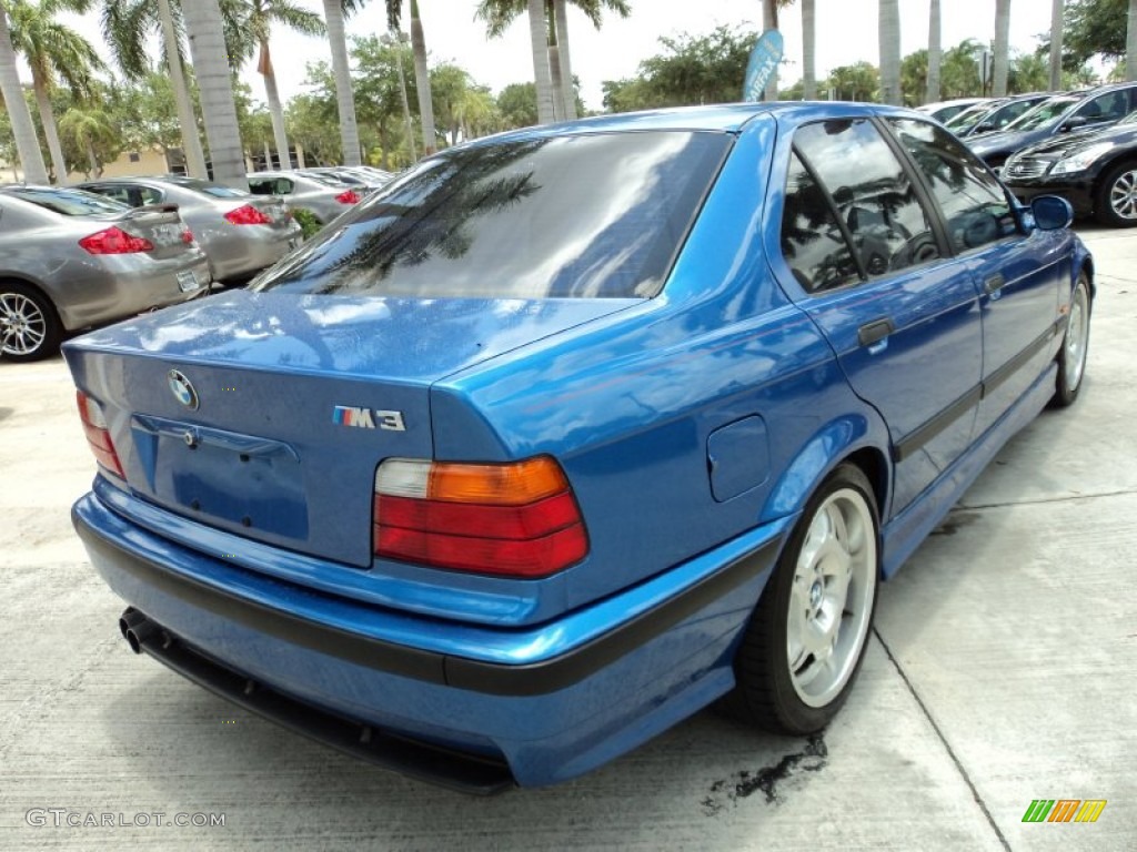 1998 M3 Sedan - Estoril Blue Metallic / Grey photo #6