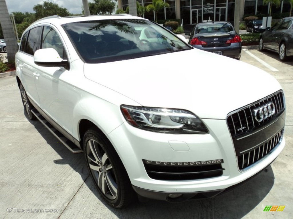 Ibis White 2010 Audi Q7 3.6 Premium quattro Exterior Photo #50392014