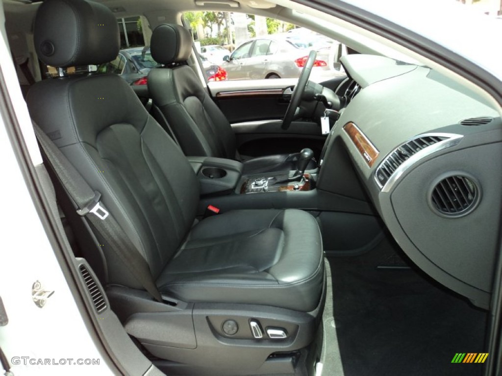 Black Interior 2010 Audi Q7 3.6 Premium quattro Photo #50392293