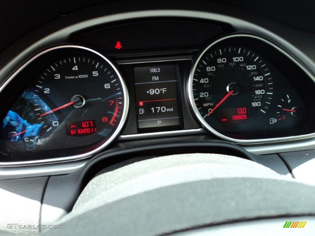 2010 Audi Q7 3.6 Premium quattro Gauges Photo #50392503