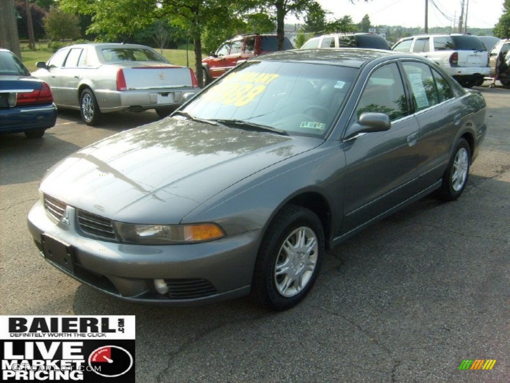 2003 Galant ES - Titanium Gray Pearl / Gray photo #3