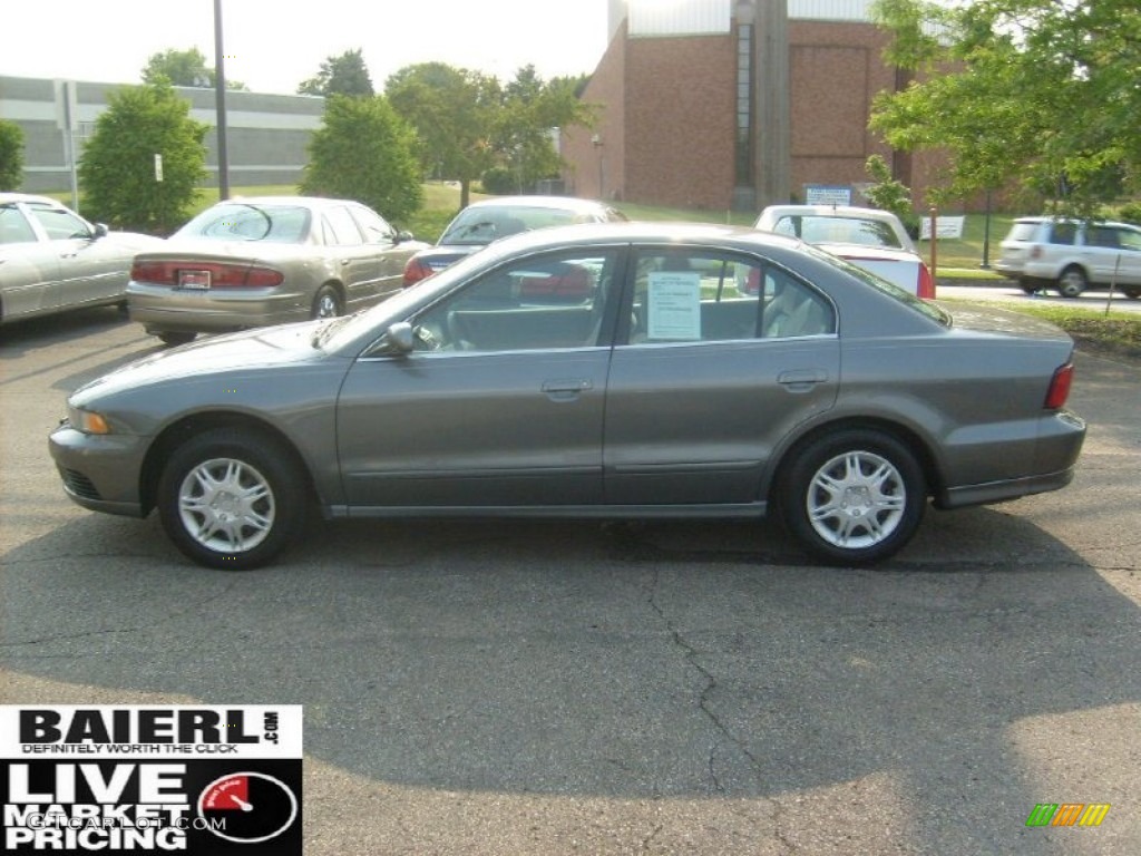 2003 Galant ES - Titanium Gray Pearl / Gray photo #4