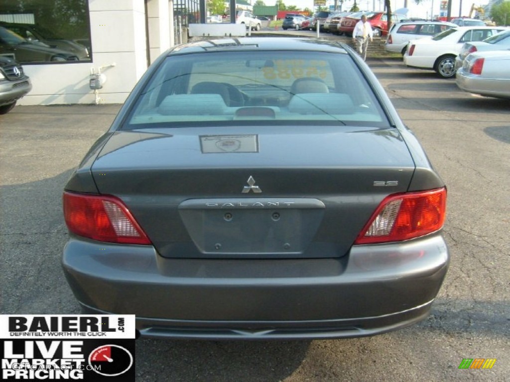 2003 Galant ES - Titanium Gray Pearl / Gray photo #6