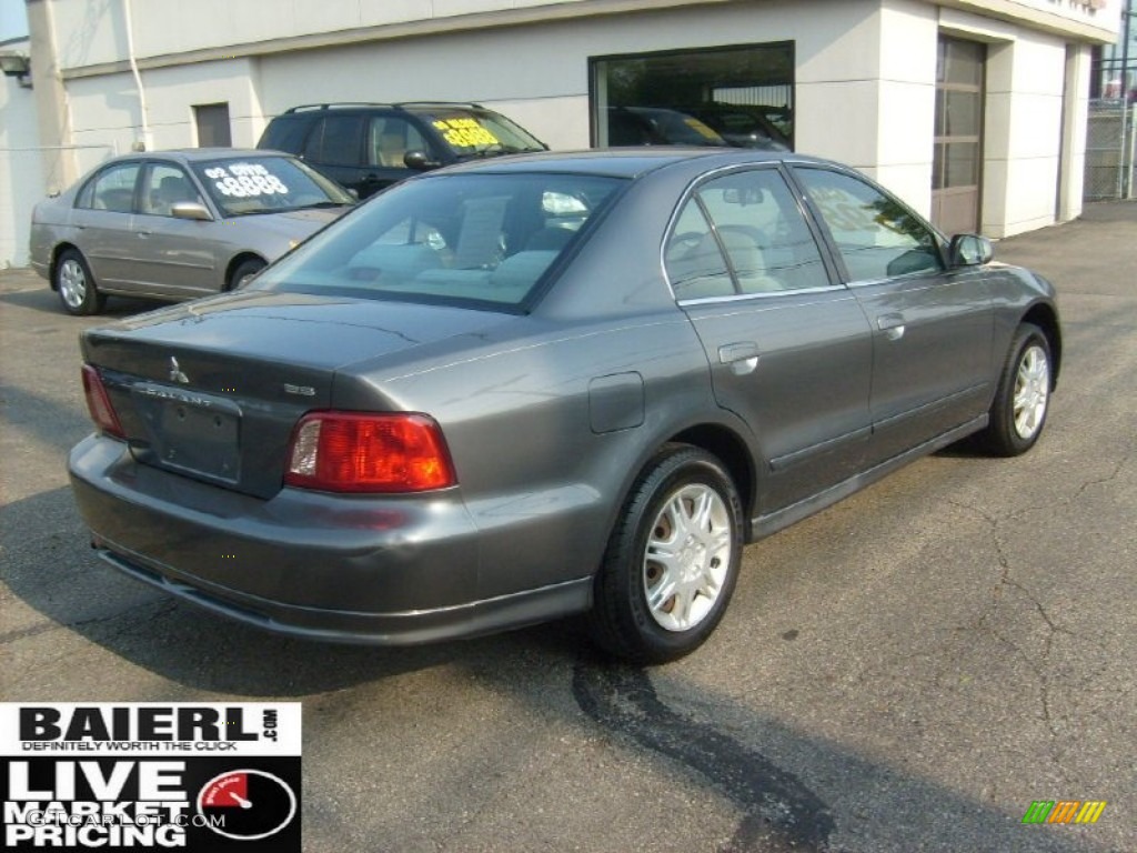 2003 Galant ES - Titanium Gray Pearl / Gray photo #7
