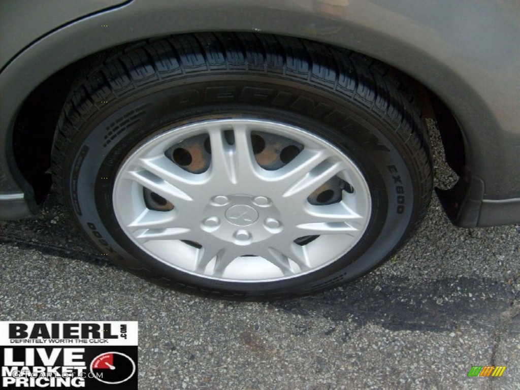 2003 Galant ES - Titanium Gray Pearl / Gray photo #9