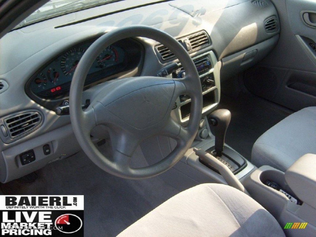 2003 Galant ES - Titanium Gray Pearl / Gray photo #11