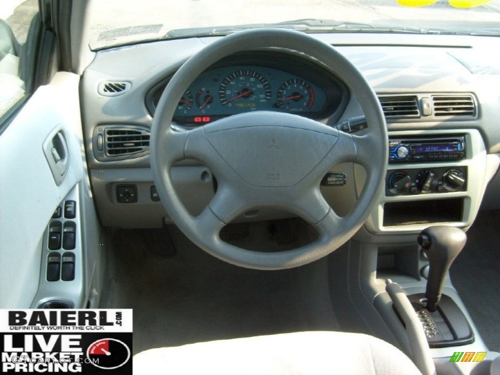 2003 Galant ES - Titanium Gray Pearl / Gray photo #14