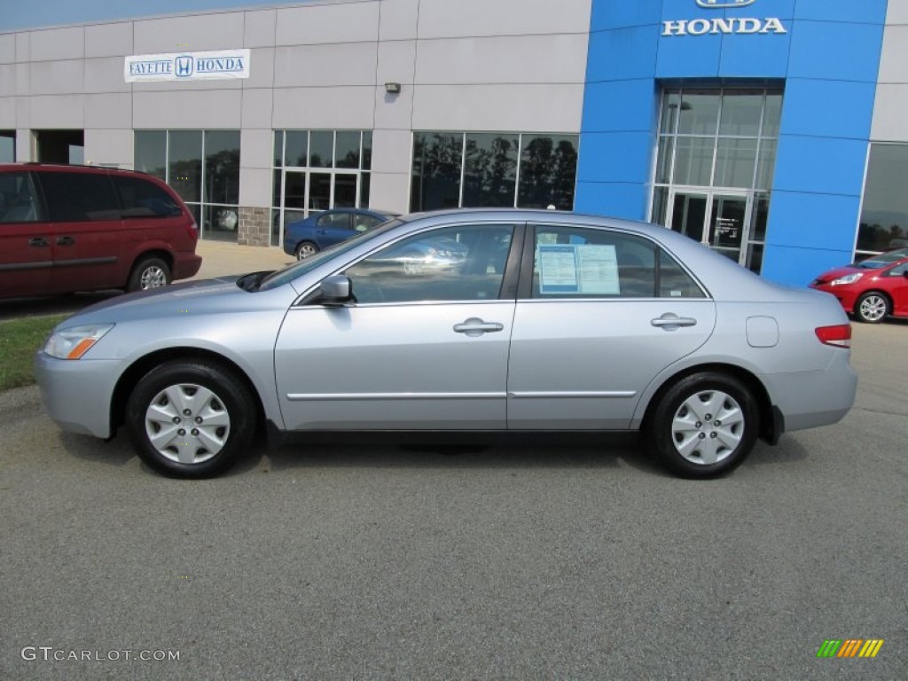 2003 Accord LX Sedan - Satin Silver Metallic / Gray photo #2