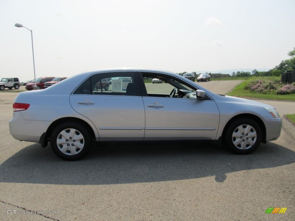 2003 Accord LX Sedan - Satin Silver Metallic / Gray photo #4