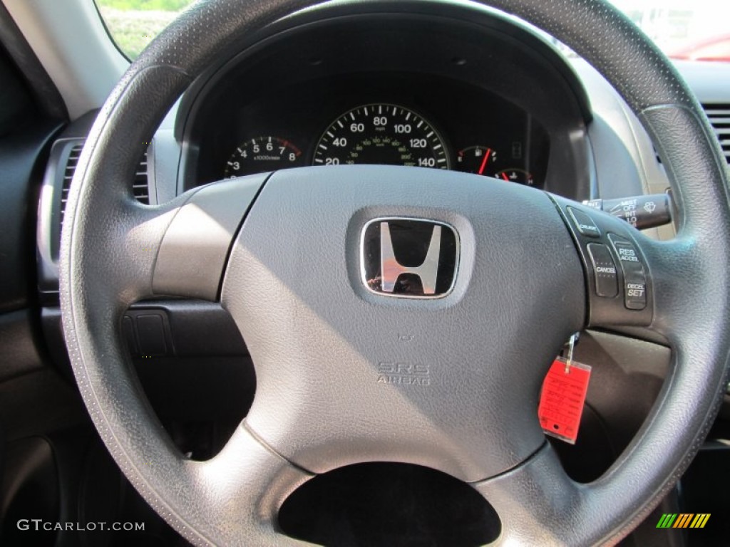 2003 Accord LX Sedan - Satin Silver Metallic / Gray photo #10