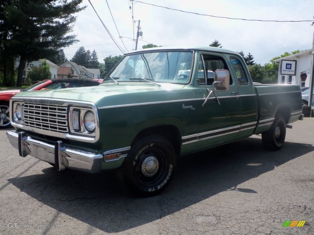 Jade Green Dodge D Series Truck