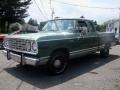 Jade Green 1977 Dodge D Series Truck D100 Club Cab Adventurer