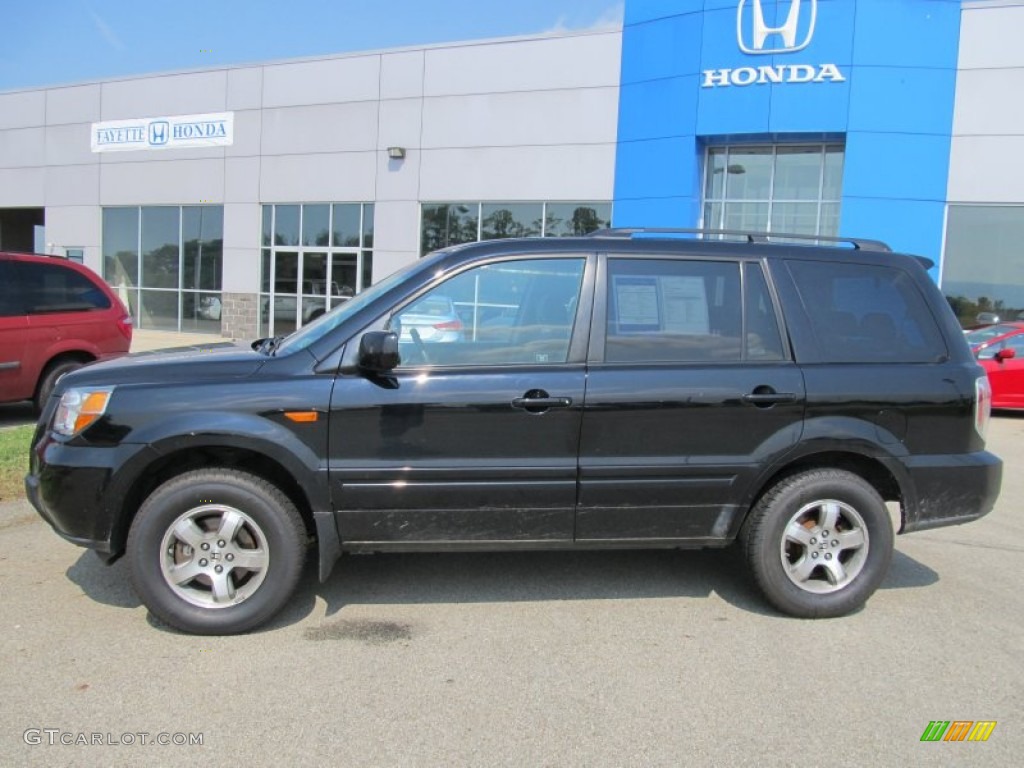 2006 Pilot EX 4WD - Nighthawk Black Pearl / Gray photo #2