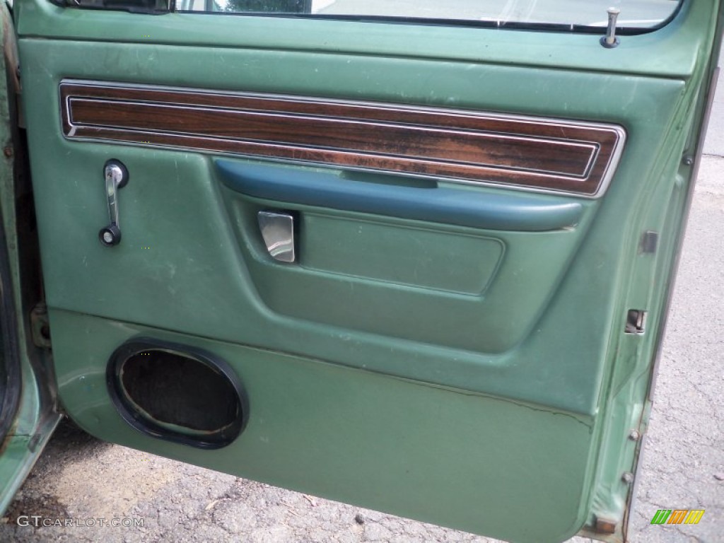 1977 Dodge D Series Truck D100 Club Cab Adventurer Green Door Panel Photo #50394042