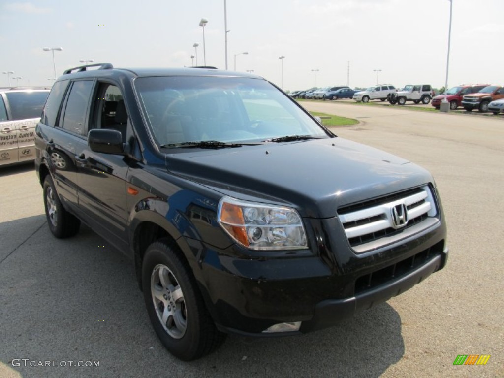 2006 Pilot EX 4WD - Nighthawk Black Pearl / Gray photo #5