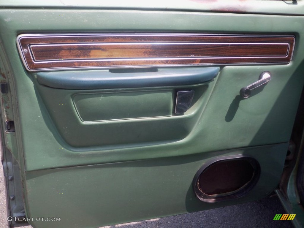 1977 Dodge D Series Truck D100 Club Cab Adventurer Green Door Panel Photo #50394114