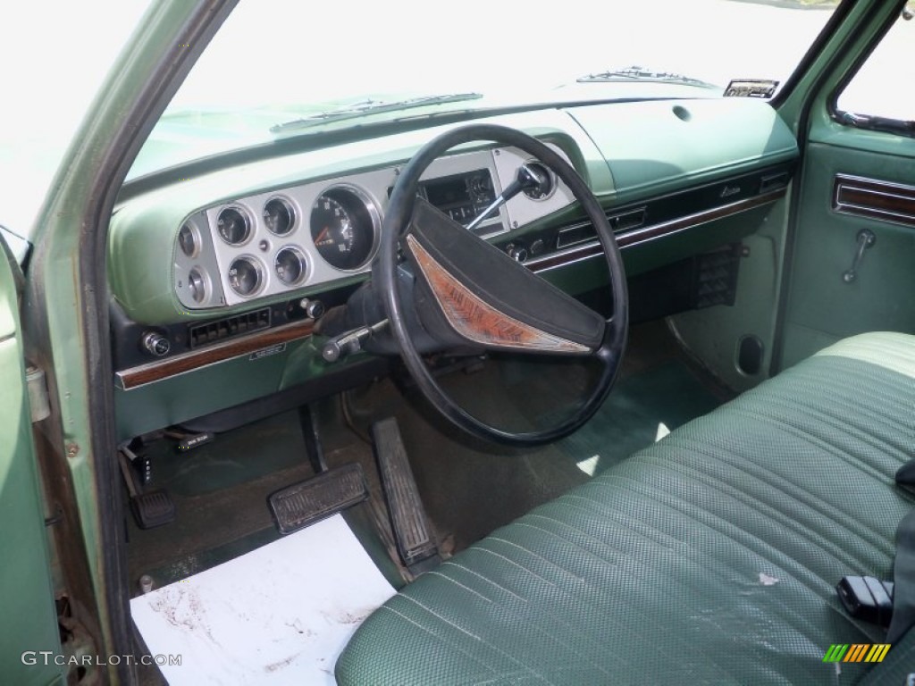Green Interior 1977 Dodge D Series Truck D100 Club Cab Adventurer Photo #50394174