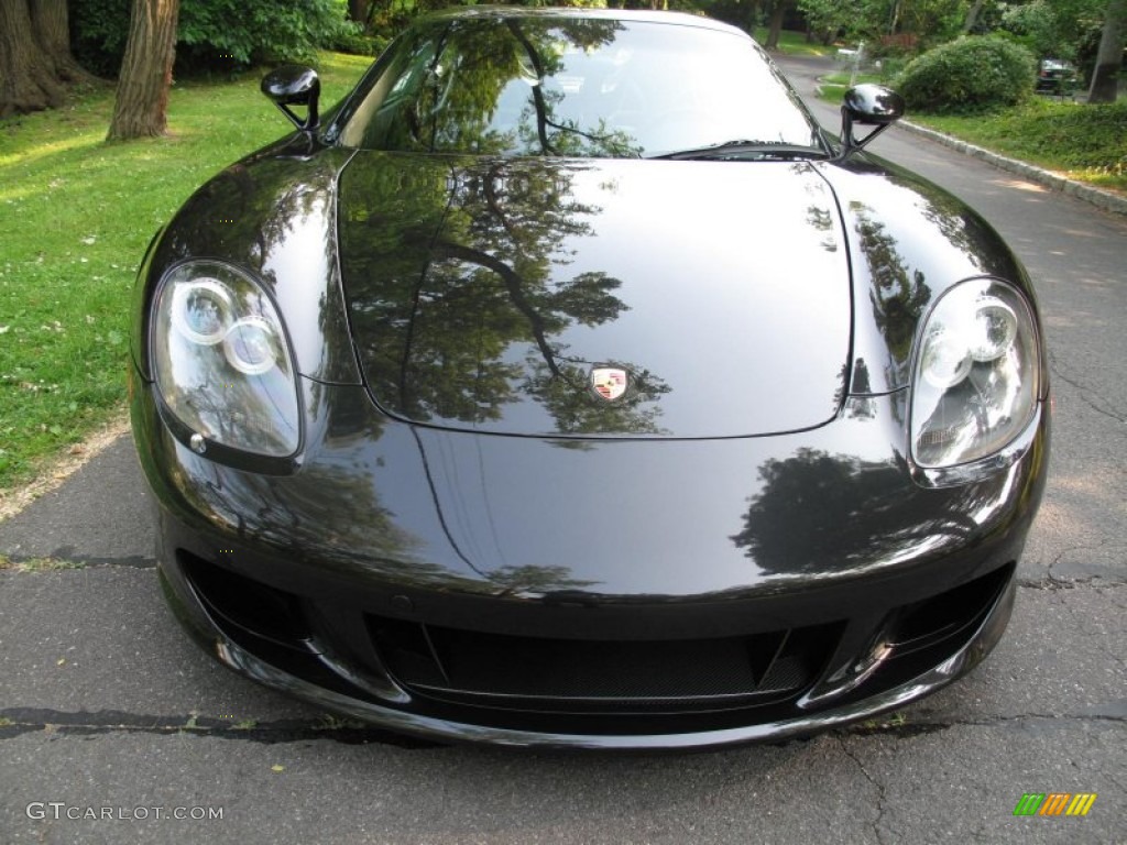Basalt Black Metallic 2005 Porsche Carrera GT Standard Carrera GT Model Exterior Photo #50394945