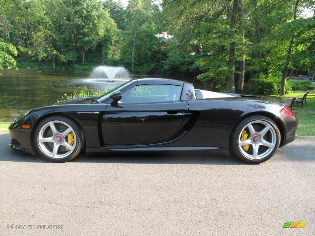 Basalt Black Metallic 2005 Porsche Carrera GT Standard Carrera GT Model Exterior Photo #50394960