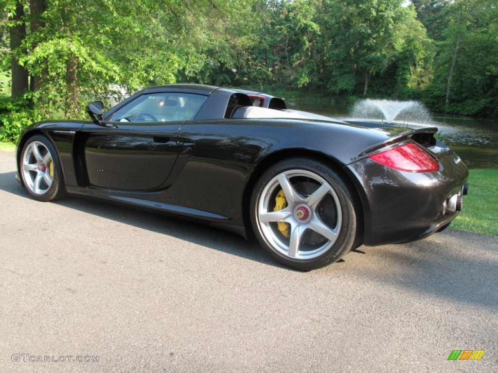 Basalt Black Metallic 2005 Porsche Carrera GT Standard Carrera GT Model Exterior Photo #50394975