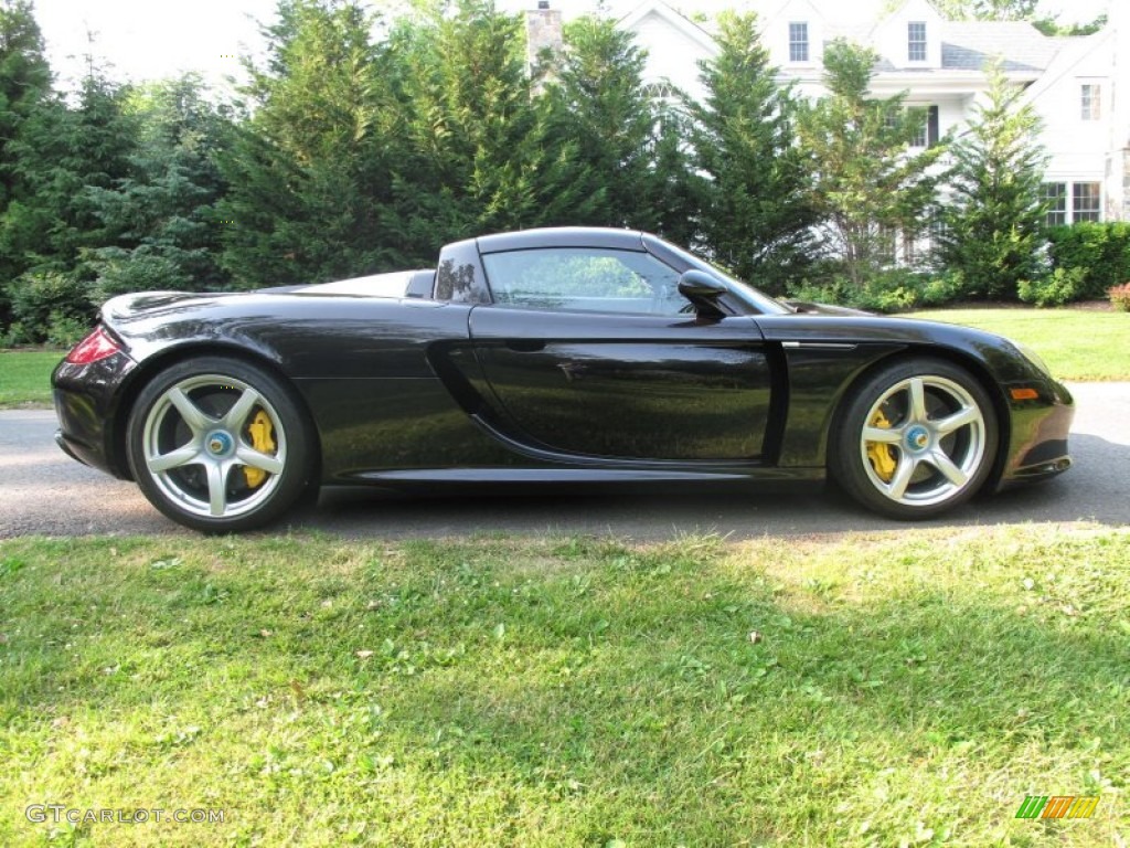 Basalt Black Metallic 2005 Porsche Carrera GT Standard Carrera GT Model Exterior Photo #50395032