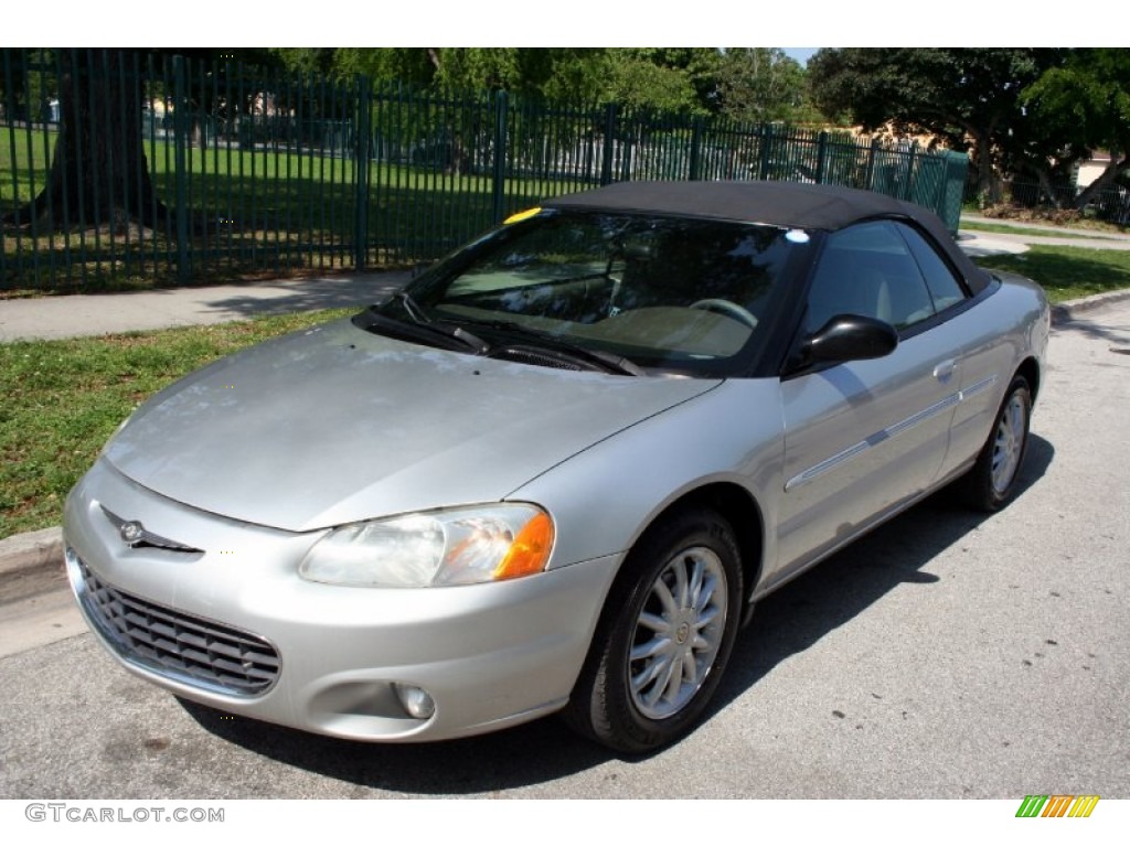 2003 Sebring LXi Convertible - Bright Silver Metallic / Taupe photo #1