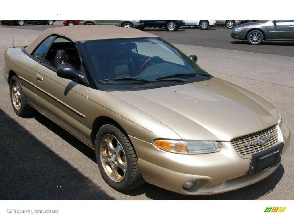 Champagne Pearl Metallic 1998 Chrysler Sebring Jxi