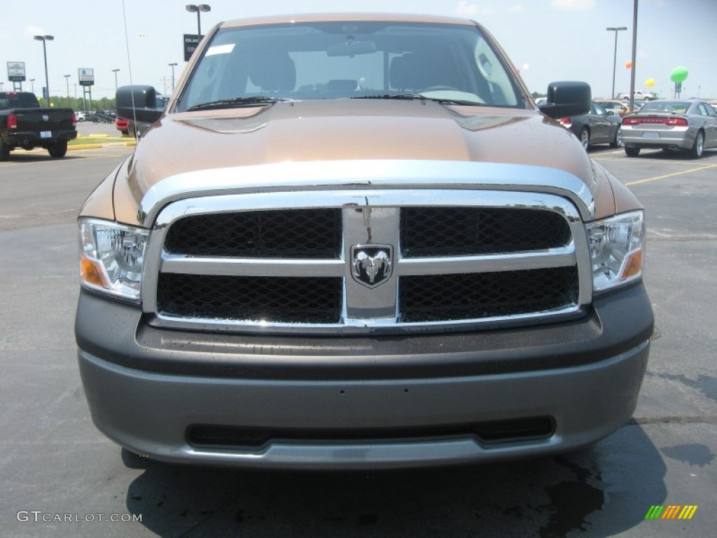 2011 Ram 1500 ST Crew Cab - Saddle Brown Pearl / Dark Slate Gray/Medium Graystone photo #2