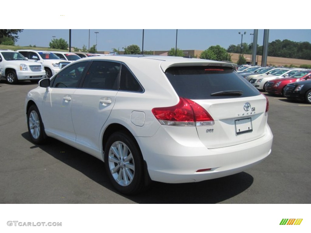 2011 Venza I4 - Blizzard Pearl White / Ivory photo #3