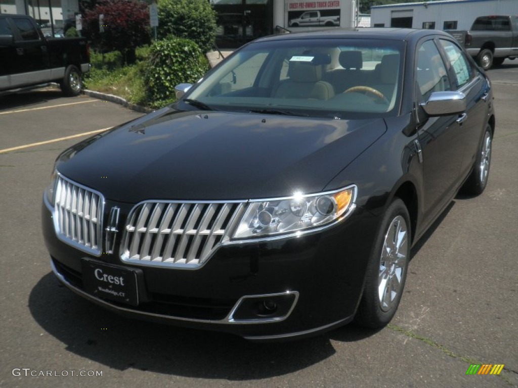 2011 MKZ AWD - Tuxedo Black Metallic / Light Camel photo #1